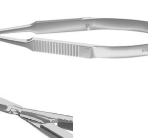 TESOURA GILL-VANNAS CAPSULOTOMIA, CURVA, AFIADA, 10mm