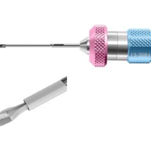 TESOURA HORIZONTAL VITREORETINAL, ANGULADA, 45o,