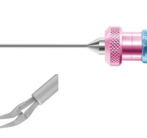 TESOURA HORIZONTAL VITREORETINAL ANGULADA, 45o,Curt