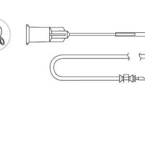 Canula De Oleo De Silicone Self-Reitaining 23ga, 6.0mm 5 Por Caixa