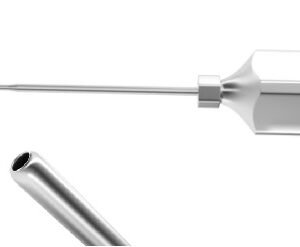 Canula Lacrimal Reforçada Curva